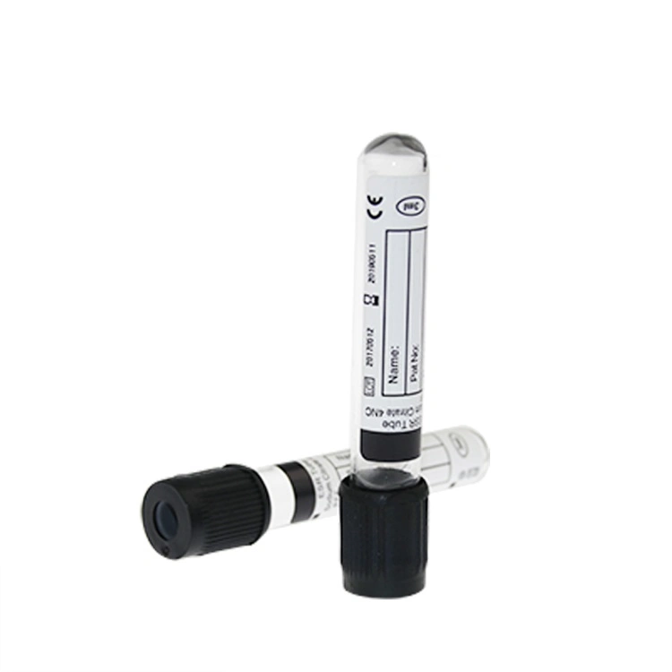 Blutprobe-Rohr der Klinik-Laborschwarz-Farbe1.28ml Westergren ESR