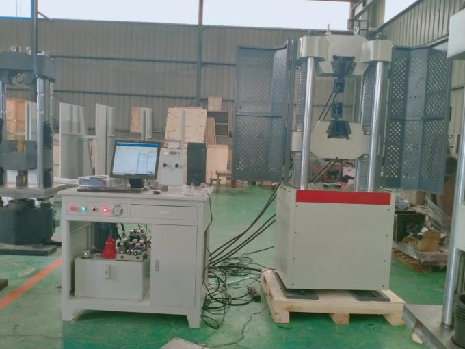 Elektrischer hydraulischer Servobolzen-Spannungs-Prüfmaschine-Mikrocomputer steuerte 0