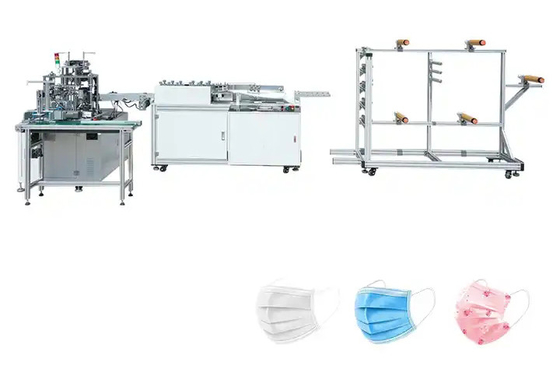 Medizinische Wegwerfmaske, die Maschine mit Drei-Schicht-Vliesstoff herstellt