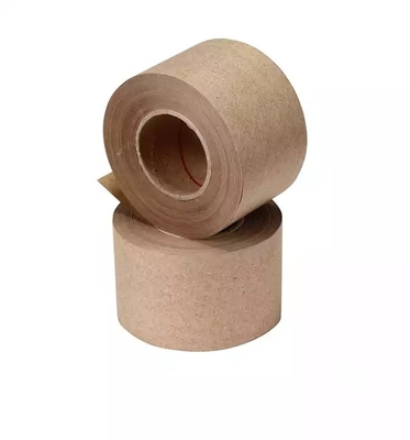 Bedrucktes braunes hydroreaktives Kraftpapierband, biologisch abbaubares Verpackungsklebeband