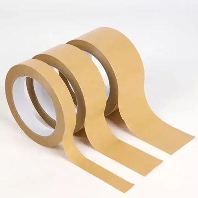 Kundenspezifisches selbstklebendes Handwerks-Kraftpapier Logo Printed Kraft Packaging Tapes Lochstreifen-Soem
