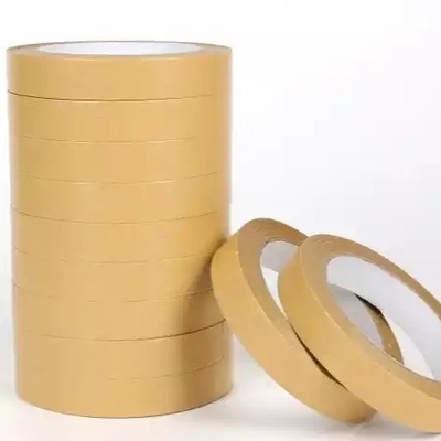 Kundenspezifisches selbstklebendes Handwerks-Kraftpapier Logo Printed Kraft Packaging Tapes Lochstreifen-Soem