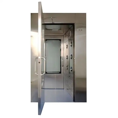 Sauberer Eingang der staubfreien Dusche der Werkstatt-reinen Luft mit automatischer Tür