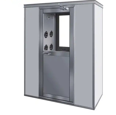 Automatische Schlag Cleanroom-Luft-Dusche, Luft-Duschkabine mit Verriegelungs-Pendeltür