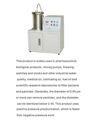 Bakterielle Partikel-Filtrations-Leistungsfähigkeits-Prüfvorrichtung benutzt in der medizinischen Industrie