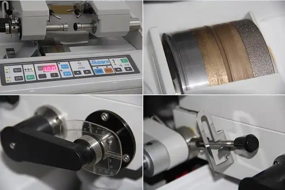 Optische Labormaschinen-halbautomatische Einfassungsmaschinen-verfügbare Strecke 22mm~100mm