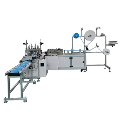 Fertigungsstraße der Wegwerfdrei-schicht-Masken-Produktionsmaschine
