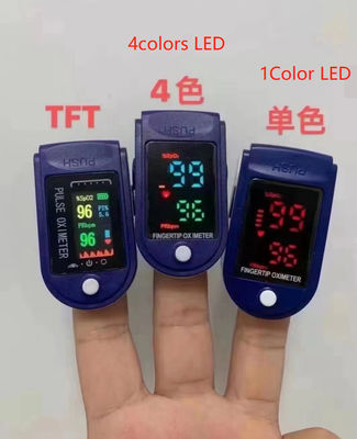Pulsoximeter 1060hPa des Safe-58*32*33.2mm mit Herzen Rate Monitor Dual Color OLED