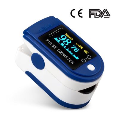 Tragbarer ABS 128*64 Fingerspitzen-Pulsoximeter-Hauptimpuls Rate Monitor Oled Display