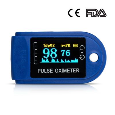 Tragbarer ABS 128*64 Fingerspitzen-Pulsoximeter-Hauptimpuls Rate Monitor Oled Display