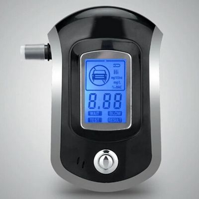 LCD zeigen schnelle Analyse-Atem-Alkohol-Prüfvorrichtung mit Mundstück an