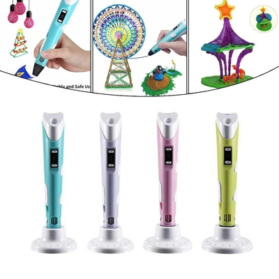 Drucker Pen 5V 2A Mini Intelligent Drawings 3D mit OLED-Anzeige