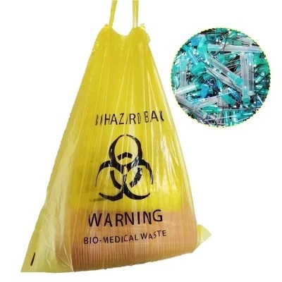 Biologisch abbaubarer Wegwerf-LDPE-/HDPEbiohazard-Abfall-Taschen