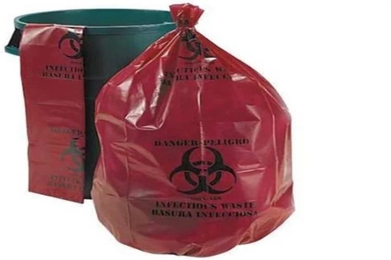 PET Biohazard-autoklavierbare Taschen für Krankenhaus-Abfall